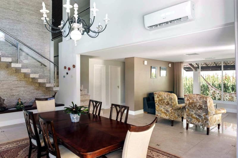 Dining room and living room