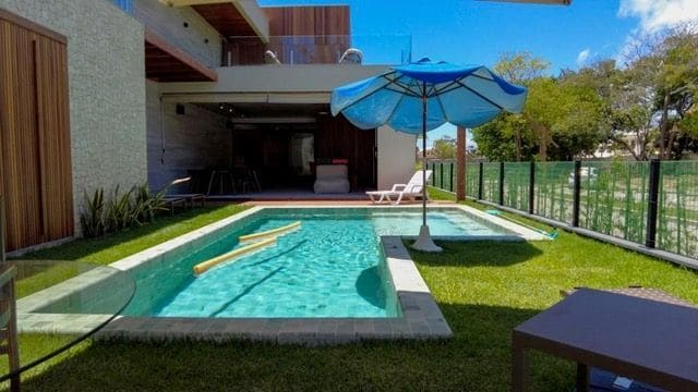 Pool and gourmet area