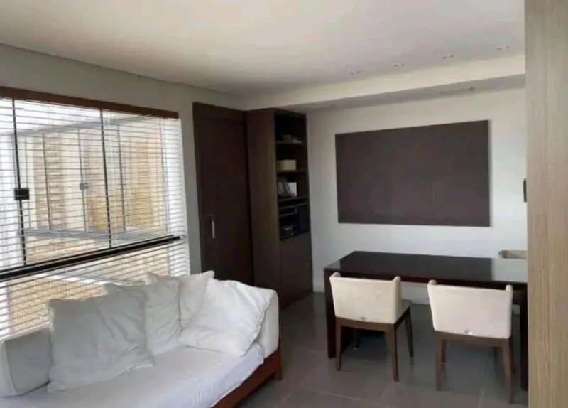 Bedroom with a desk