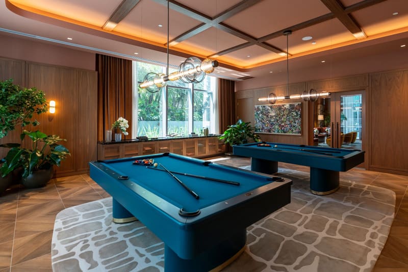 Billiards room