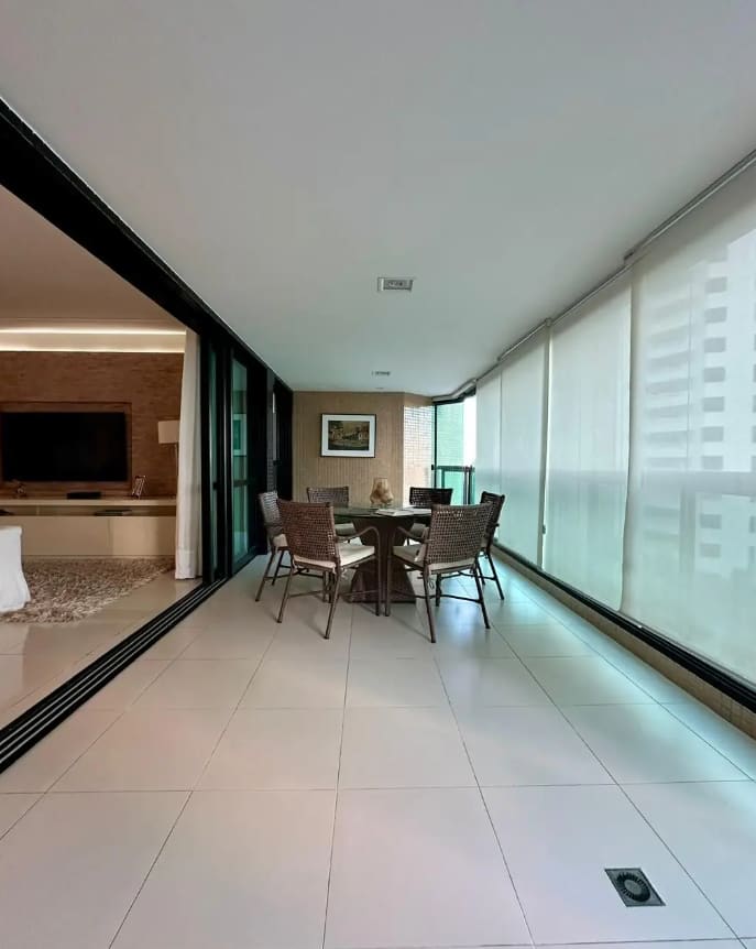 Terrace opening off the living room