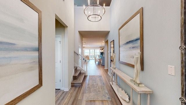 Model home entry hall at Windsor Cay Resort, Clermont, Florida
